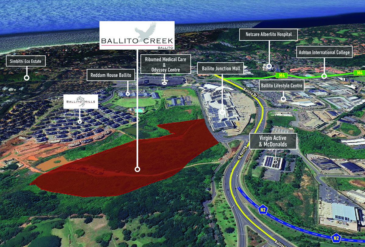 Balwin Ballito Creek Location