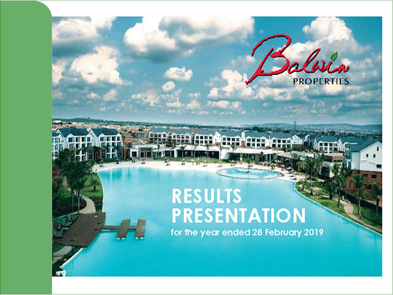 2019 Results Presentation for six months ended February